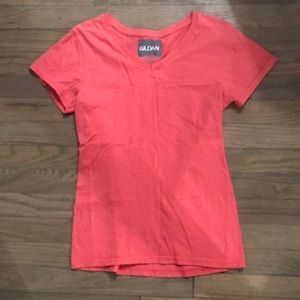 Coral pink Tee